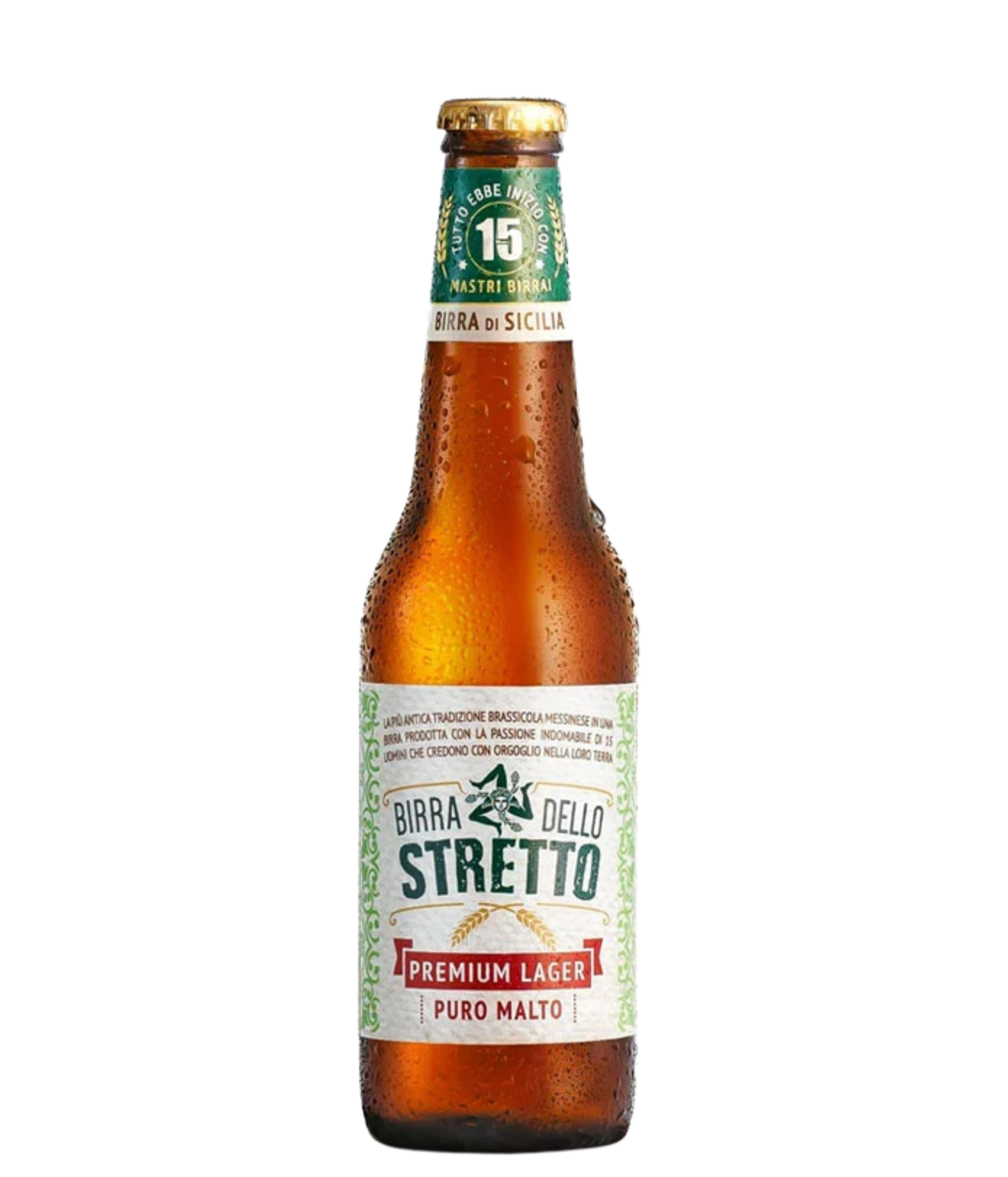 BIRRA DELLO STRETTO PREMIUM LAGER 330 ML