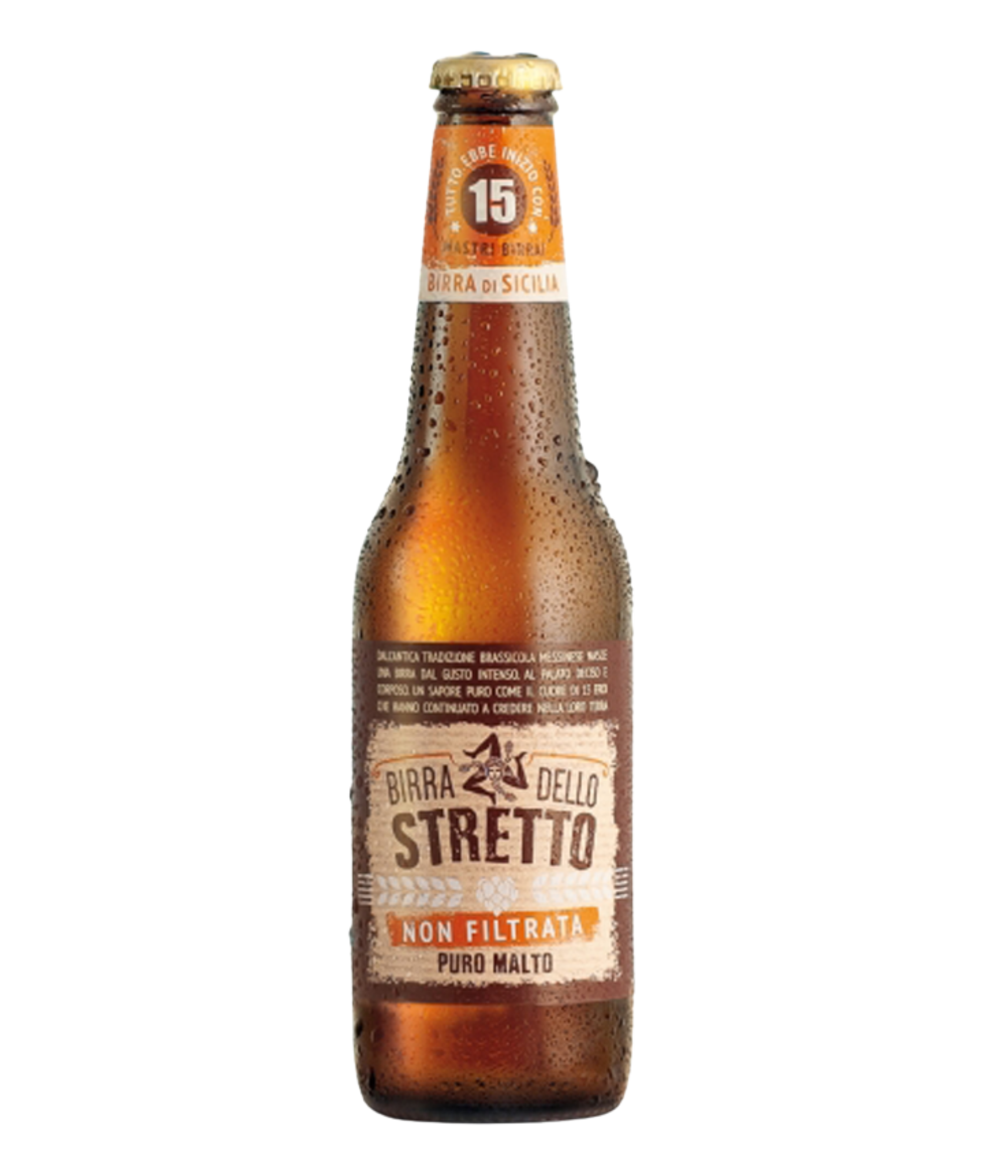 BIRRA DELLO STRETTO NON FILTRATA 330 ML